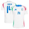 Original Fußballtrikot Italien Chiesa 14 Auswärtstrikot EURO 2024 Für Herren